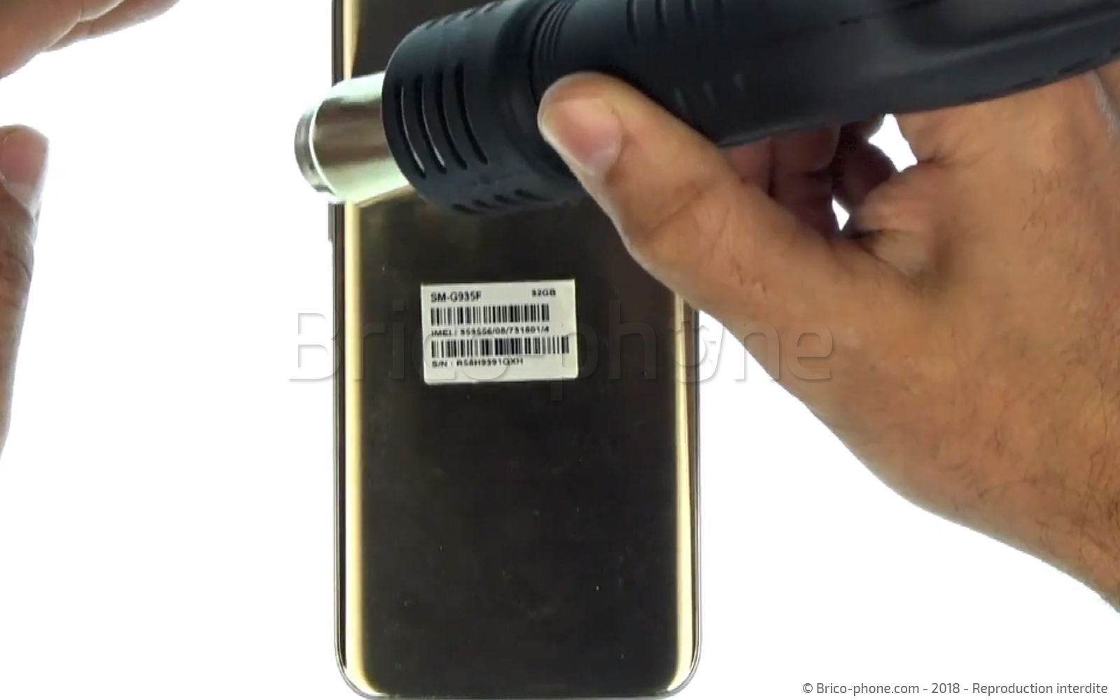 Changement de caméra avant sur Galaxy S7 Edge photo 2